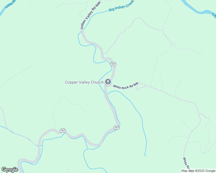 map of restaurants, bars, coffee shops, grocery stores, and more near 2866 White Rock Road Northwest in Radford