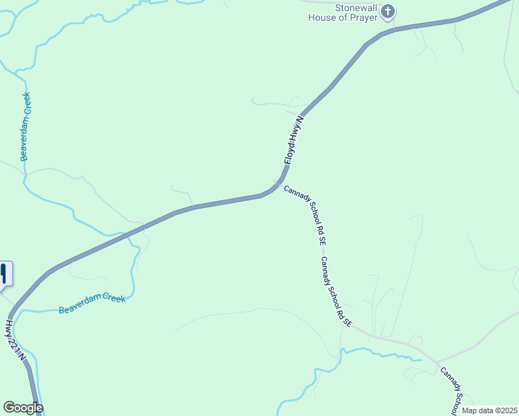 map of restaurants, bars, coffee shops, grocery stores, and more near Floyd Highway North in Floyd