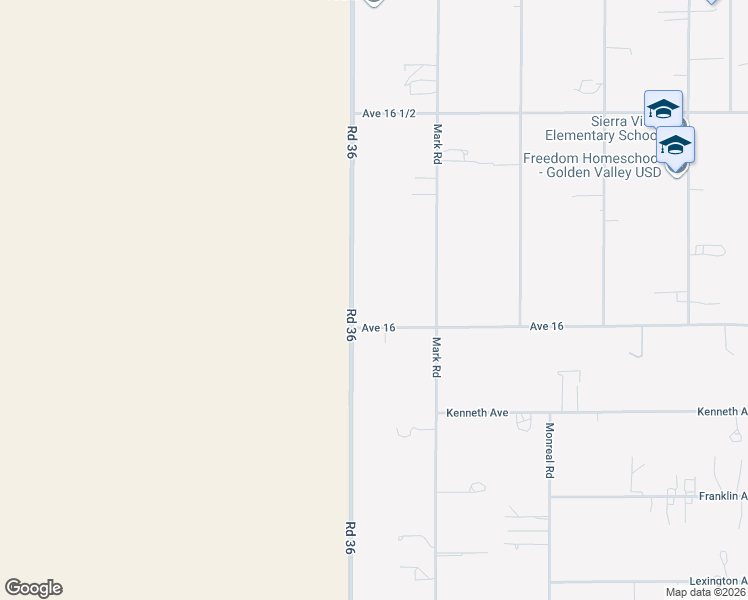 map of restaurants, bars, coffee shops, grocery stores, and more near 16149 Road 36 in Madera