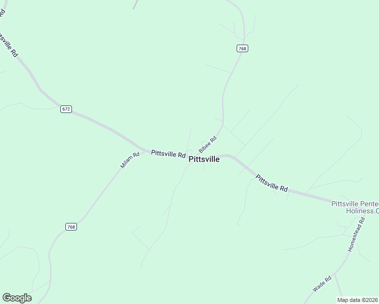 map of restaurants, bars, coffee shops, grocery stores, and more near 5424 Pittsville Road in Pittsville
