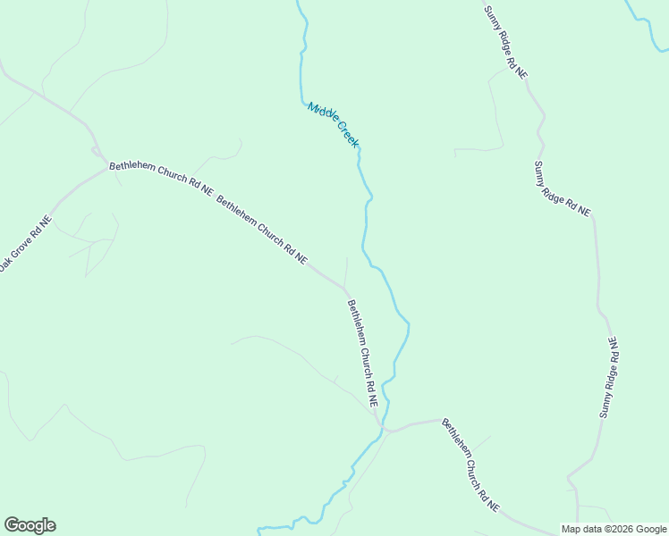 map of restaurants, bars, coffee shops, grocery stores, and more near 1199 Bethlehem Church Road Northeast in Floyd