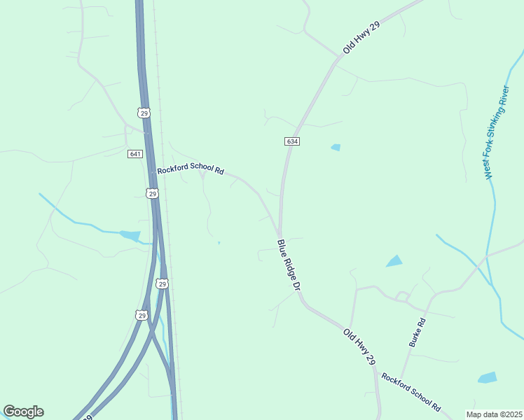 map of restaurants, bars, coffee shops, grocery stores, and more near 5941 Rockford School Road in Gretna