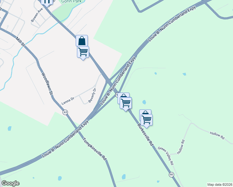 map of restaurants, bars, coffee shops, grocery stores, and more near 62 MacKay Lane in Glasgow