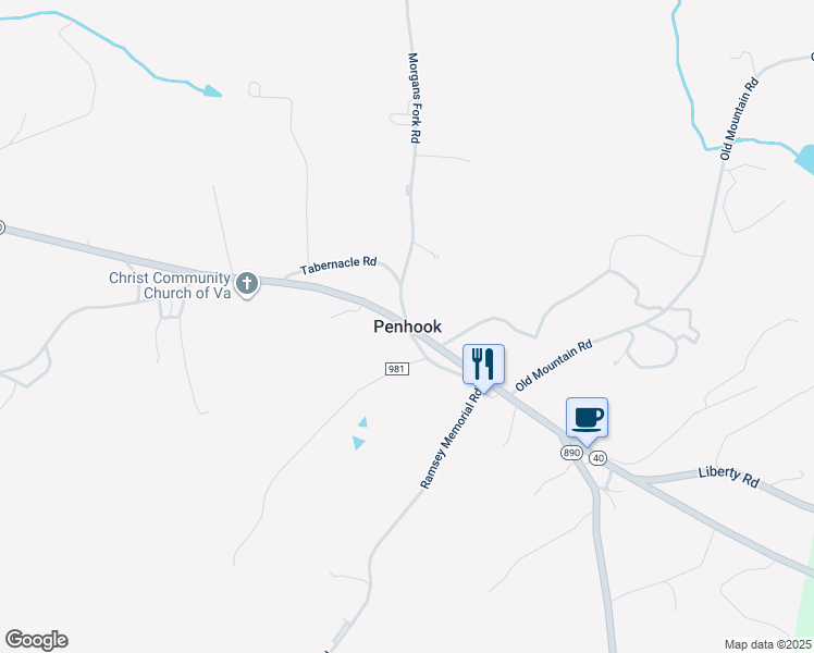 map of restaurants, bars, coffee shops, grocery stores, and more near in Penhook