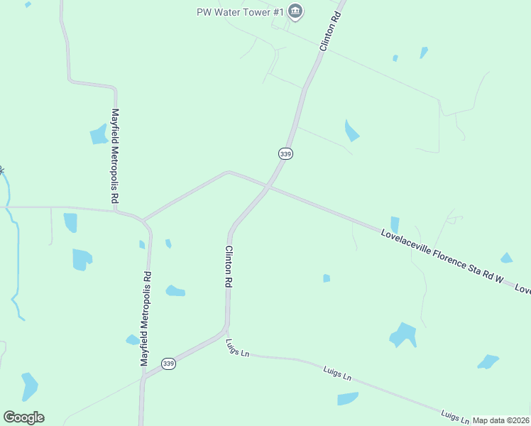 map of restaurants, bars, coffee shops, grocery stores, and more near 6500-6898 Clinton Road in Paducah