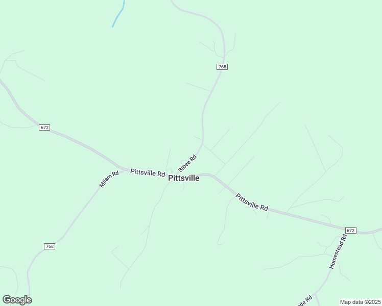 map of restaurants, bars, coffee shops, grocery stores, and more near 233 Bibee Road in Pittsville