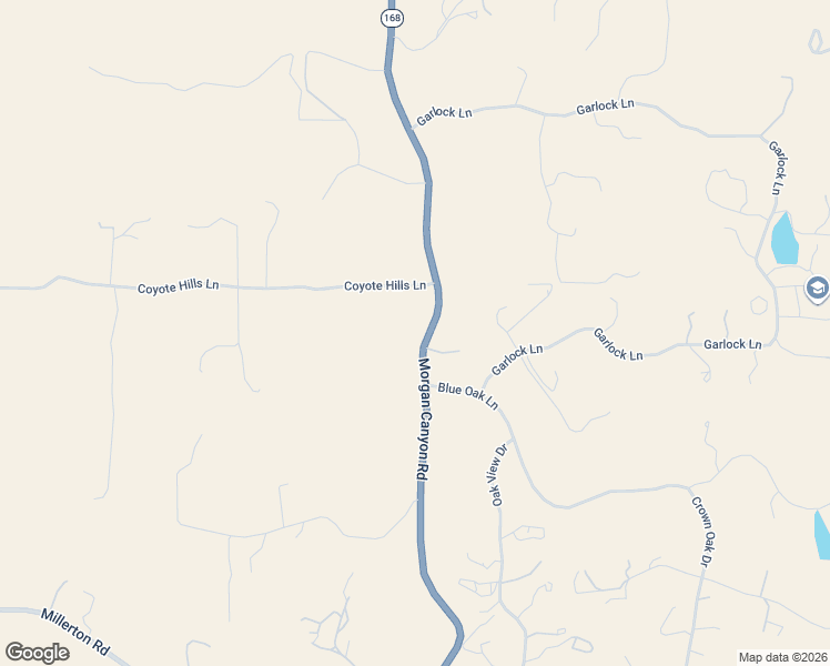 map of restaurants, bars, coffee shops, grocery stores, and more near 14994 Morgan Canyon Road in Prather