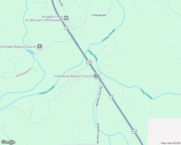 map of restaurants, bars, coffee shops, grocery stores, and more near 445 Jones Rd in Ozark