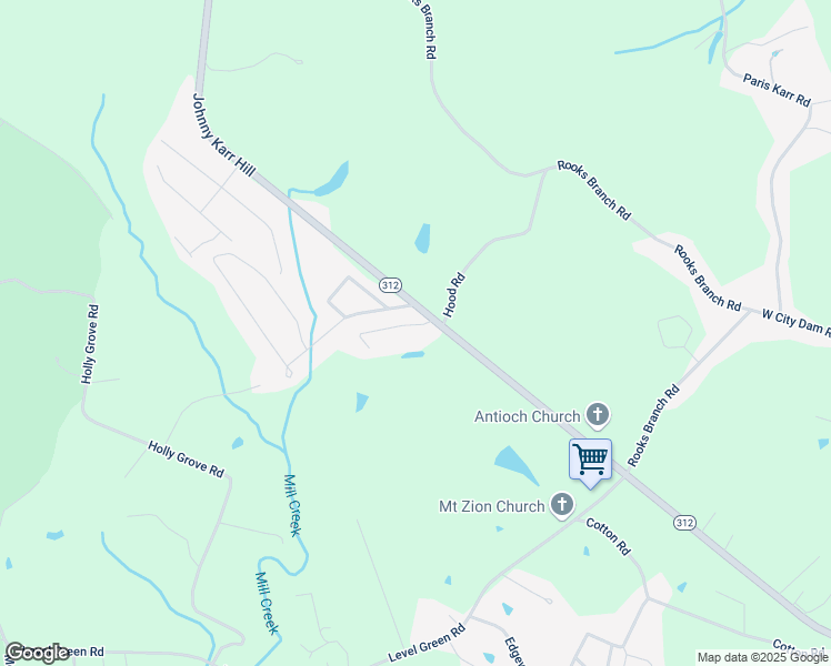 map of restaurants, bars, coffee shops, grocery stores, and more near 53 Smokey Lane in Corbin