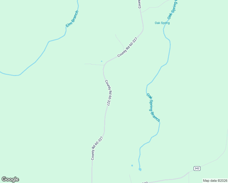 map of restaurants, bars, coffee shops, grocery stores, and more near County Road 60-327 in Ellsinore