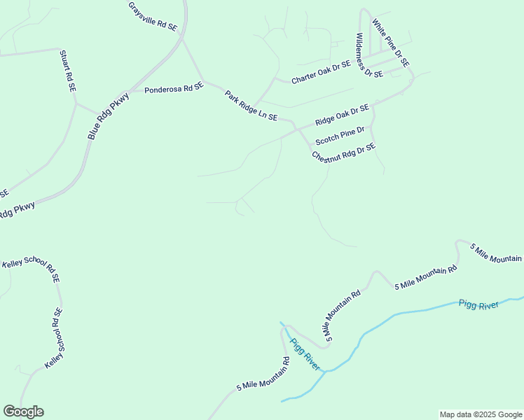 map of restaurants, bars, coffee shops, grocery stores, and more near Lynn Circle Southeast in Copper Hill