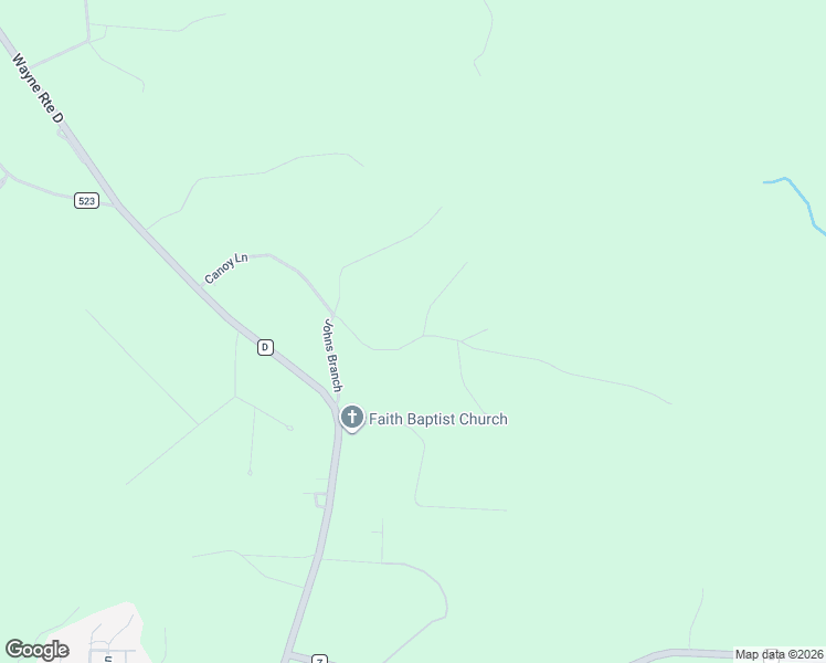 map of restaurants, bars, coffee shops, grocery stores, and more near 11 Dollins Lane in Wappapello