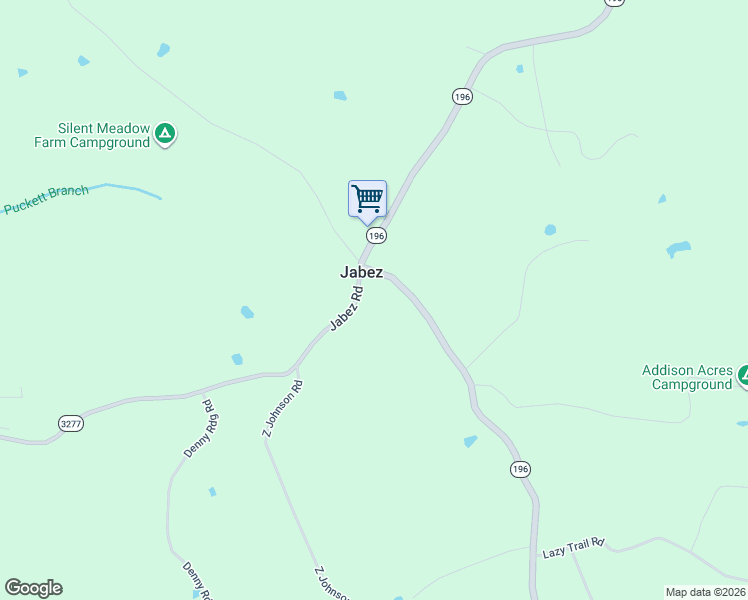 map of restaurants, bars, coffee shops, grocery stores, and more near in Jabez