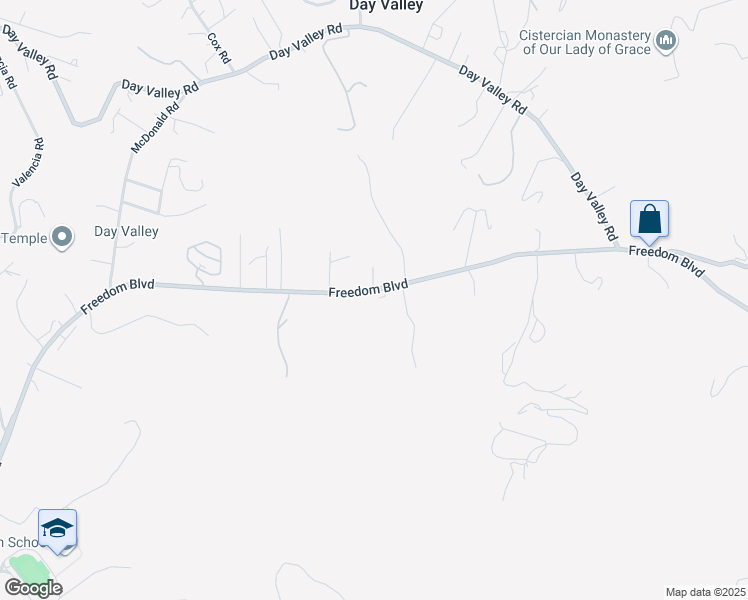 map of restaurants, bars, coffee shops, grocery stores, and more near 5601 Freedom Boulevard in Aptos
