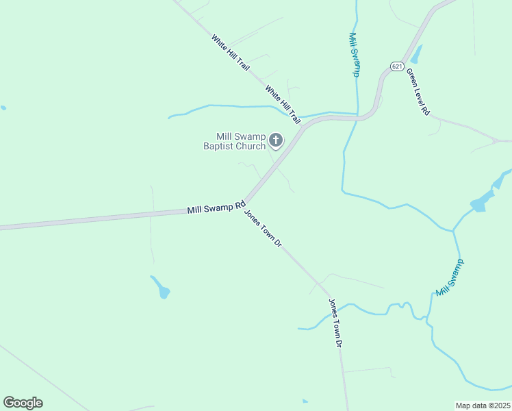 map of restaurants, bars, coffee shops, grocery stores, and more near 11321 Jones Town Drive in Ivor