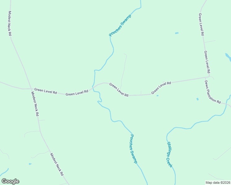 map of restaurants, bars, coffee shops, grocery stores, and more near 8296 Green Level Road in Ivor