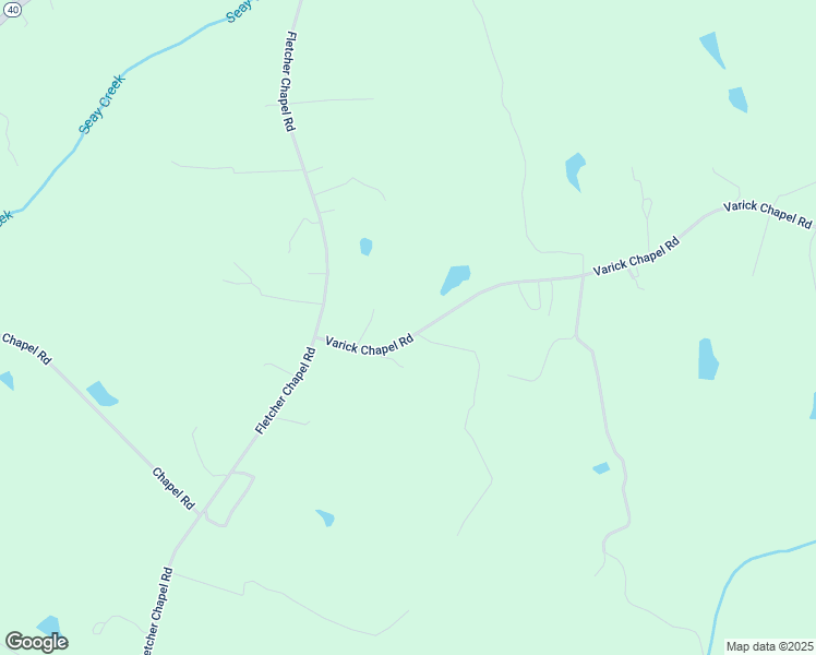 map of restaurants, bars, coffee shops, grocery stores, and more near 227 Varick Chapel Road in Kenbridge