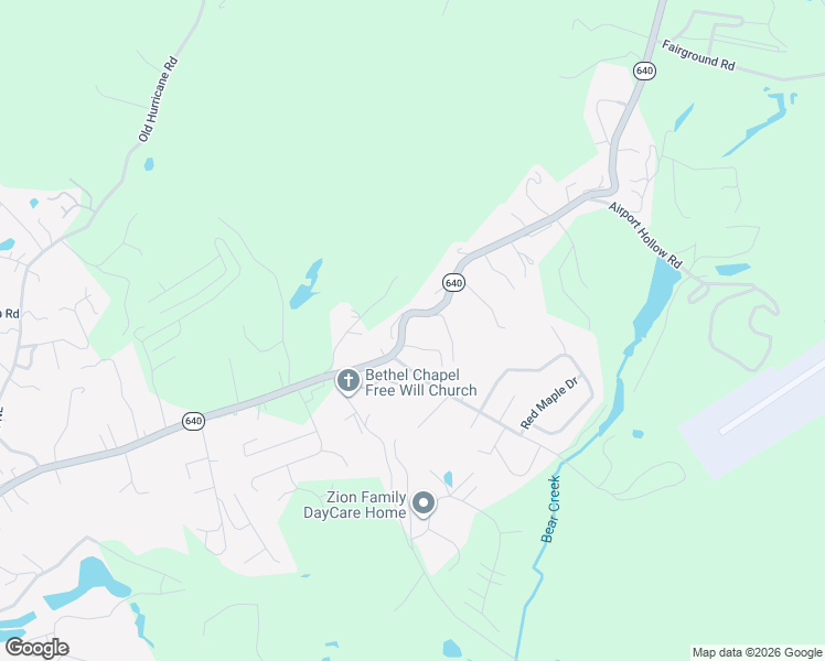 map of restaurants, bars, coffee shops, grocery stores, and more near 6358-6364 Hurricane Road in Wise