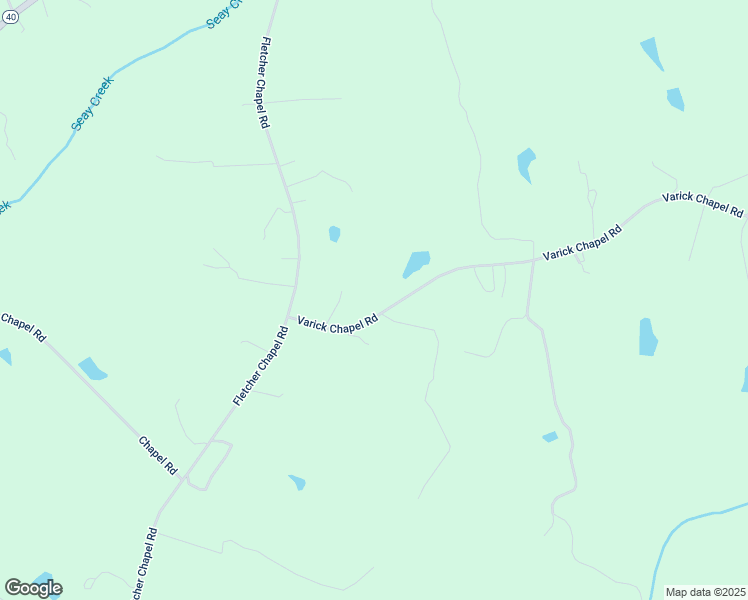 map of restaurants, bars, coffee shops, grocery stores, and more near 227 Varick Chapel Road in Kenbridge