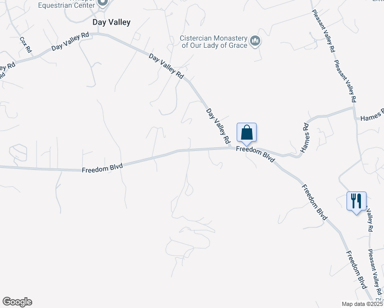 map of restaurants, bars, coffee shops, grocery stores, and more near 5301 Freedom Boulevard in Aptos