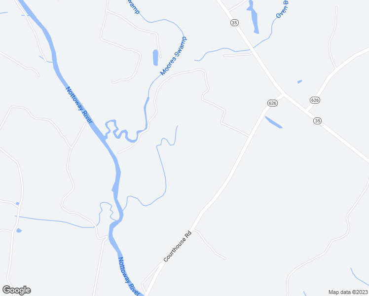map of restaurants, bars, coffee shops, grocery stores, and more near 9246 Jerusalem Plank Road in Waverly
