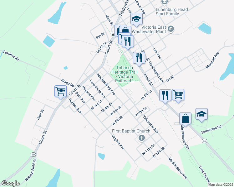 map of restaurants, bars, coffee shops, grocery stores, and more near 1409 Tidewater Avenue in Victoria