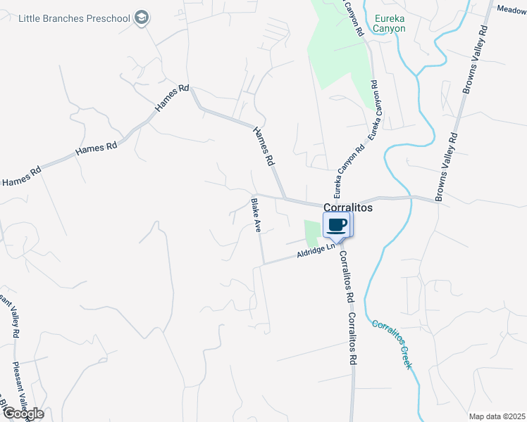 map of restaurants, bars, coffee shops, grocery stores, and more near 46 Blake Avenue in Watsonville