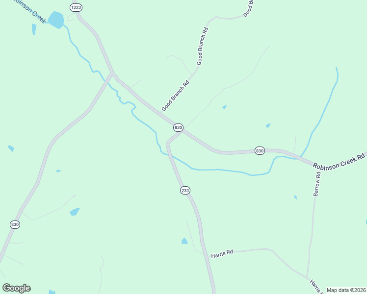 map of restaurants, bars, coffee shops, grocery stores, and more near 458 State Highway 233 in Gray