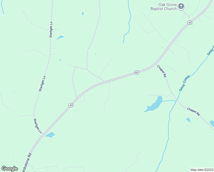 map of restaurants, bars, coffee shops, grocery stores, and more near 2874 Blackstone Road in Kenbridge