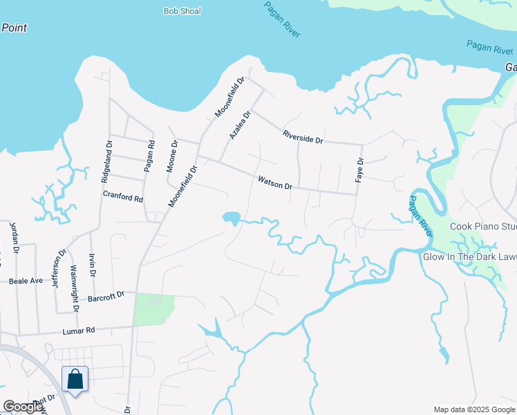 map of restaurants, bars, coffee shops, grocery stores, and more near 15 Dashiell Drive in Smithfield