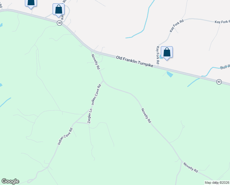 map of restaurants, bars, coffee shops, grocery stores, and more near 384 Novelty Road in Union Hall