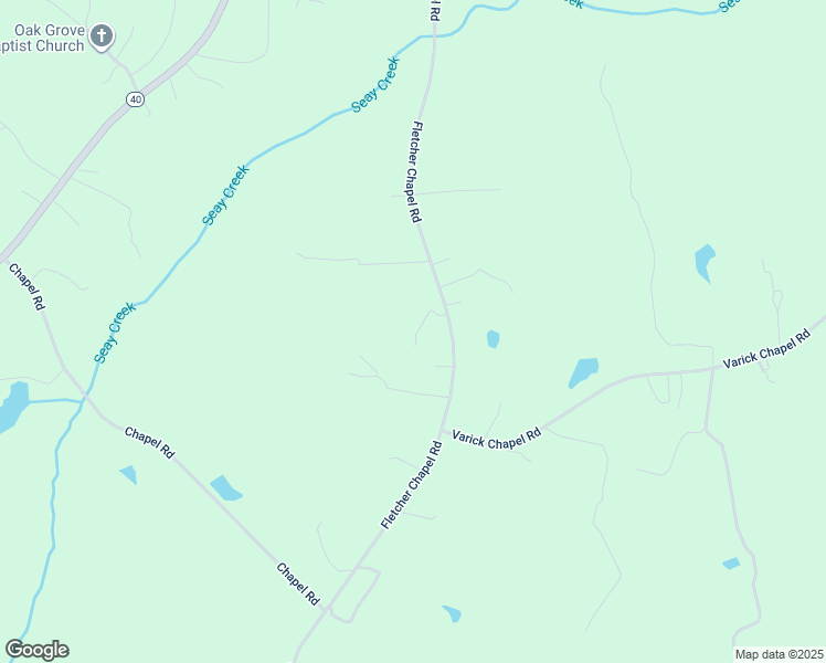 map of restaurants, bars, coffee shops, grocery stores, and more near 3109 Fletcher Chapel Road in Kenbridge