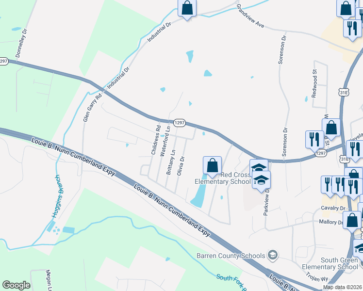 map of restaurants, bars, coffee shops, grocery stores, and more near 14 Belfast Way in Glasgow