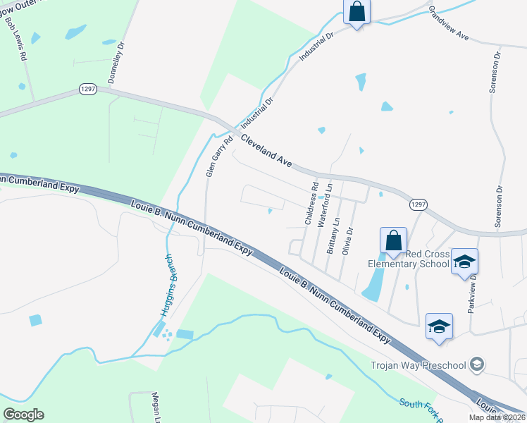 map of restaurants, bars, coffee shops, grocery stores, and more near 113 Quail Ridge Circle in Glasgow