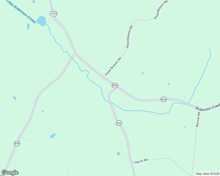 map of restaurants, bars, coffee shops, grocery stores, and more near 458 State Highway 233 in Gray