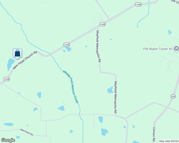 map of restaurants, bars, coffee shops, grocery stores, and more near 915 Mayfield Metropolis Road in Paducah
