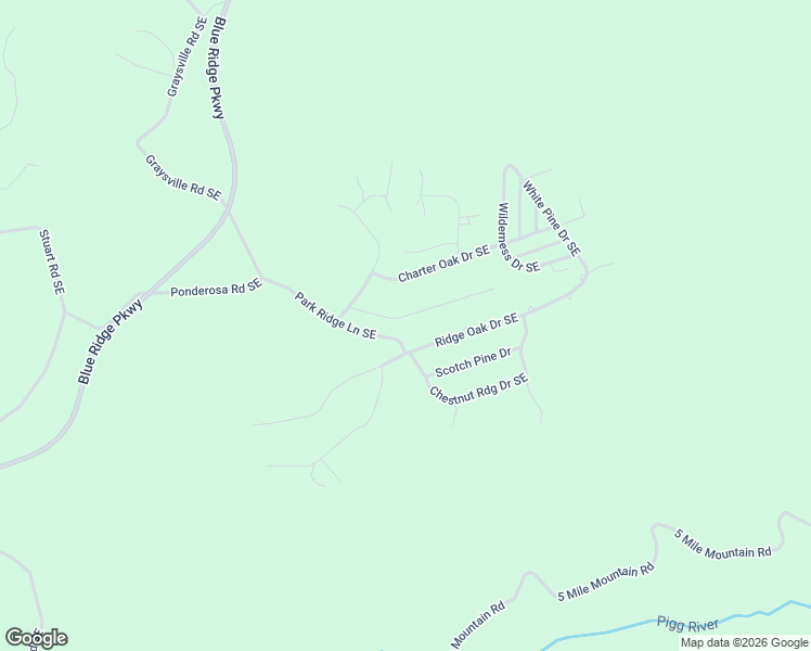 map of restaurants, bars, coffee shops, grocery stores, and more near 162 Hickory Hollow Lane Southeast in Copper Hill