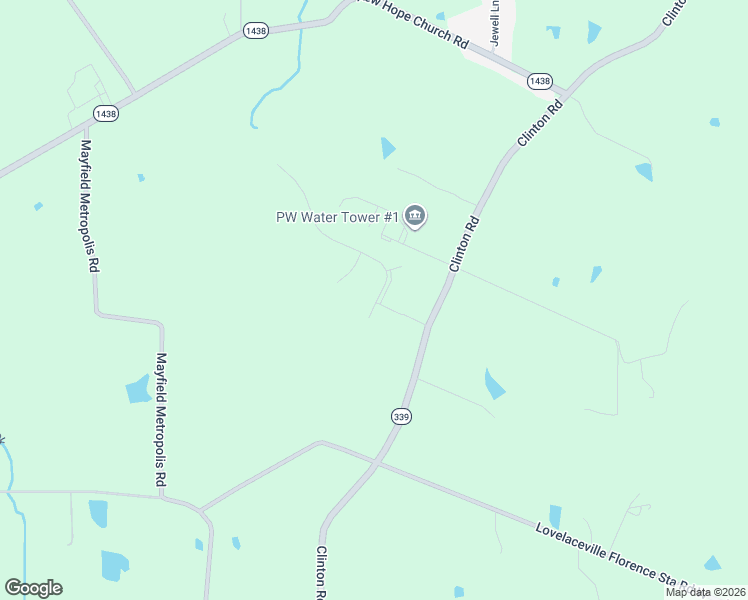 map of restaurants, bars, coffee shops, grocery stores, and more near 1525 Falcons Ridge Boulevard in Paducah