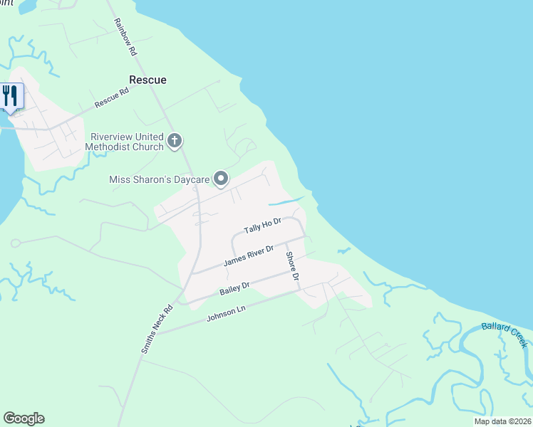 map of restaurants, bars, coffee shops, grocery stores, and more near 22581 Tally Ho Drive in Carrollton