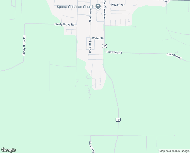 map of restaurants, bars, coffee shops, grocery stores, and more near 121-199 Rogers Lane in Sparta