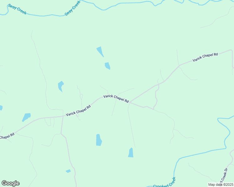map of restaurants, bars, coffee shops, grocery stores, and more near 1067 Varick Chapel Road in Kenbridge