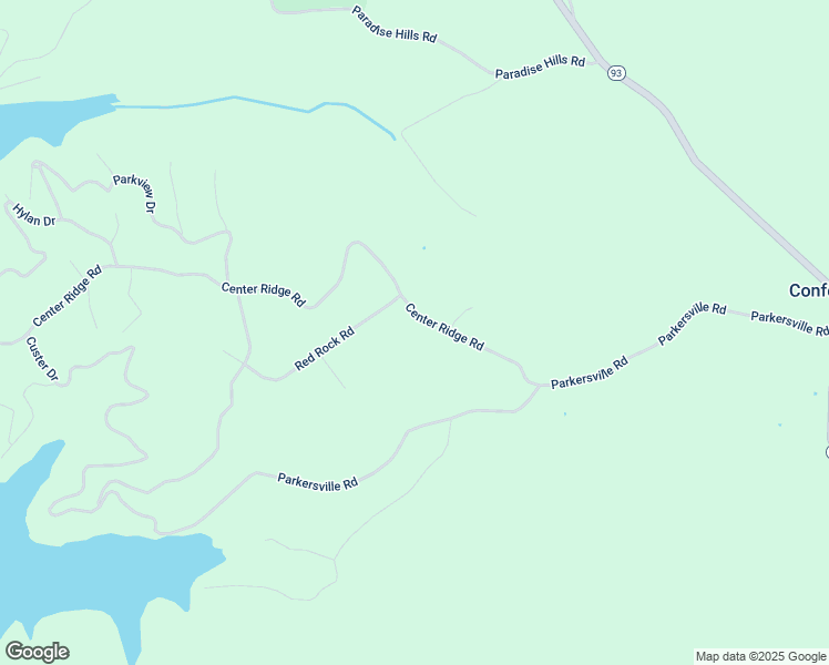 map of restaurants, bars, coffee shops, grocery stores, and more near 285 Center Ridge Road in Eddyville