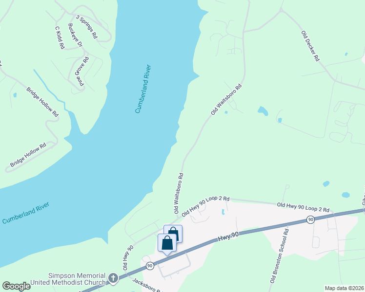 map of restaurants, bars, coffee shops, grocery stores, and more near 333 Old Waitsboro Road in Bronston