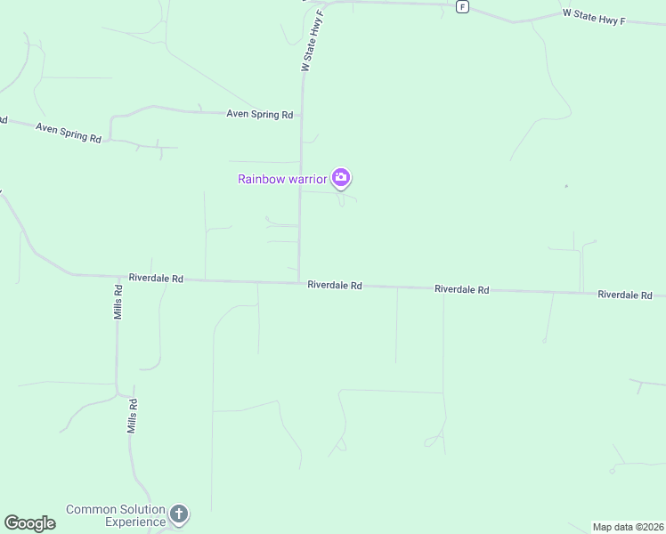 map of restaurants, bars, coffee shops, grocery stores, and more near 3071 West State Highway F in Ozark