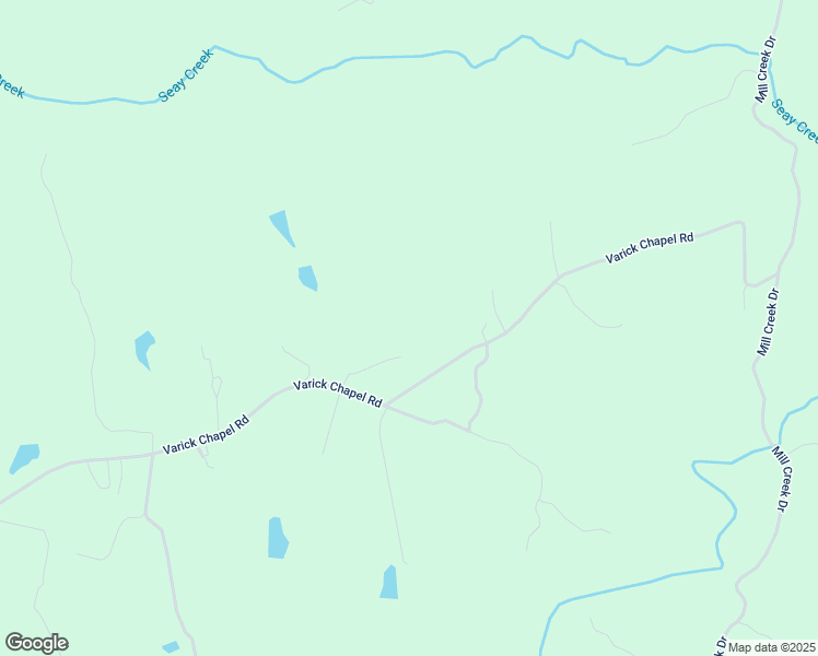 map of restaurants, bars, coffee shops, grocery stores, and more near 1067 Varick Chapel Road in Kenbridge