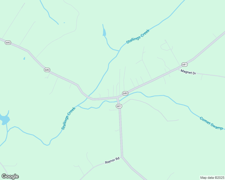 map of restaurants, bars, coffee shops, grocery stores, and more near 10271 Stallings Creek Drive in Smithfield