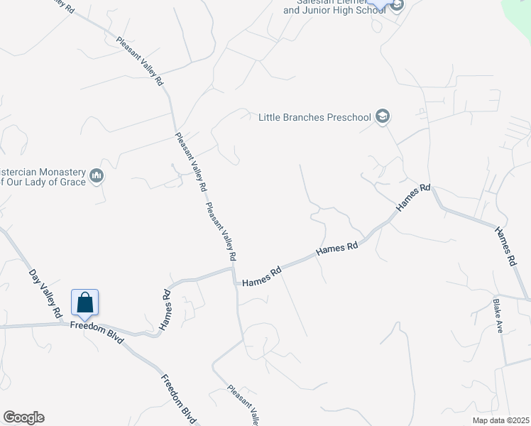 map of restaurants, bars, coffee shops, grocery stores, and more near 1326 Hames Road in Aptos
