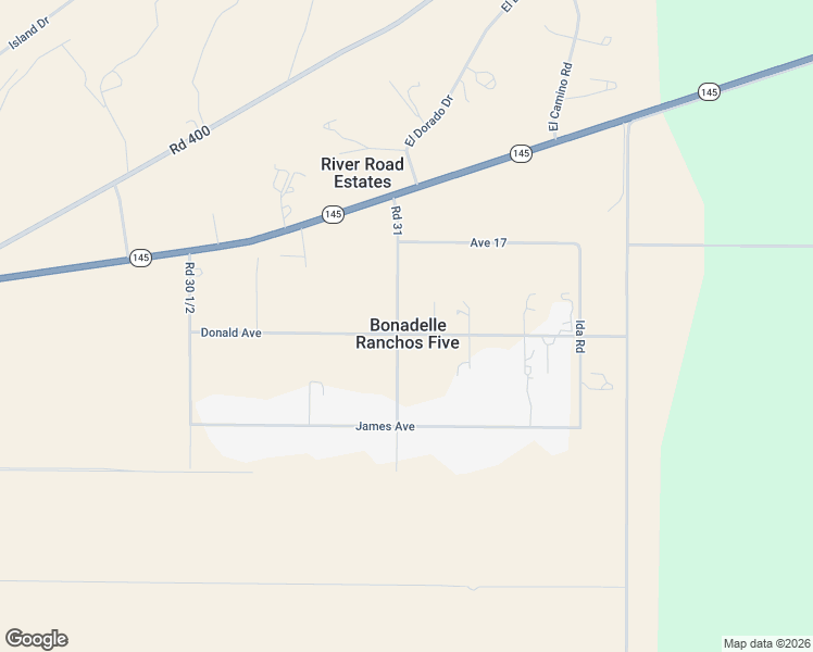 map of restaurants, bars, coffee shops, grocery stores, and more near 31031 Donald Avenue in Madera