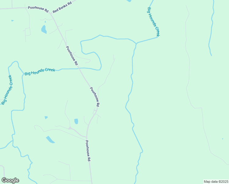 map of restaurants, bars, coffee shops, grocery stores, and more near 8245 Poorhouse Road in Kenbridge