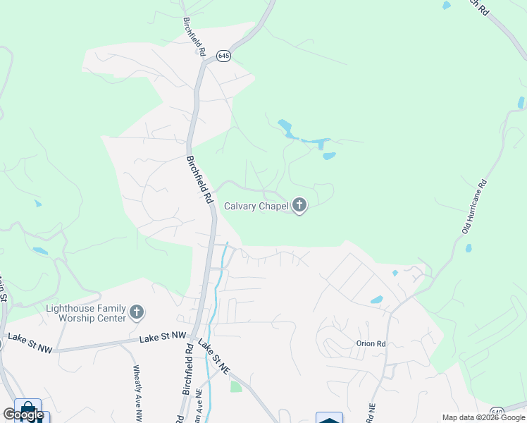 map of restaurants, bars, coffee shops, grocery stores, and more near 9067 Camp Bethel Road in Wise